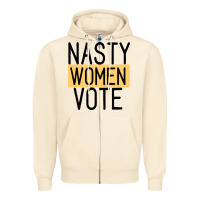 Sandshell Nasty Women Vote Zipper Hoodie - Bettercallsaul