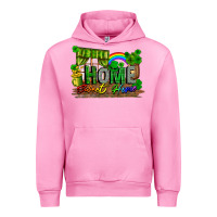 Fuchsia Pink Home sweet home st. patricks day Urban Hoodie - FaDigitalArtStudio