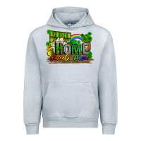 Heather Grey Home sweet home st. patricks day Urban Hoodie - FaDigitalArtStudio