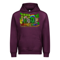 Mauve Wine Home sweet home st. patricks day Urban Hoodie - FaDigitalArtStudio