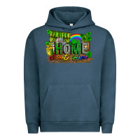 Pigment Midnight Navy Home sweet home st. patricks day Urban Hoodie - FaDigitalArtStudio