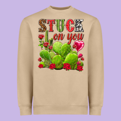 Stuck On You Heavyweight Sweatshirt Designed By Nancycooperartshop