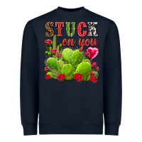 Navy stuck on you Heavyweight Sweatshirt - NancyCooperArtShop