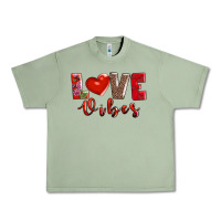 Oil Green love vibes Urban Heavy Tee - AdoDesignShop