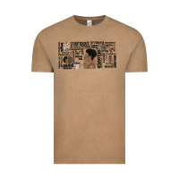 Vintage Coffee black woman confident Vintage Tee - MaliasSmallBusiness