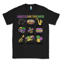 Black laissez les bons temps rouler Classic Tee - MaliasSmallBusiness