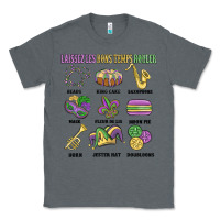 Charcoal Heather laissez les bons temps rouler Classic Tee - MaliasSmallBusiness