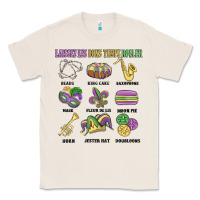 Natural laissez les bons temps rouler Classic Tee - MaliasSmallBusiness