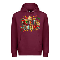 Burgundy Cinco de mayo crafty granny Premium Hoodie - CowGirlArtShop