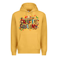 Mustard Cinco de mayo crafty granny Premium Hoodie - CowGirlArtShop