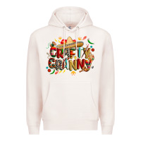 Pale Pink Cinco de mayo crafty granny Premium Hoodie - CowGirlArtShop