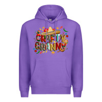 Purple Cinco de mayo crafty granny Premium Hoodie - CowGirlArtShop