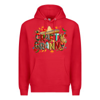 Red Cinco de mayo crafty granny Premium Hoodie - CowGirlArtShop
