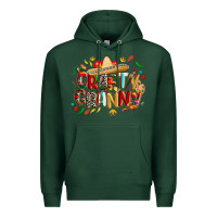Sports Green Cinco de mayo crafty granny Premium Hoodie - CowGirlArtShop