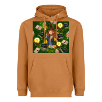Meerkat wizard girl with magic Heavyweight Hoodie - TumblerDesignByShophia