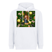 White wizard girl with magic Heavyweight Hoodie - TumblerDesignByShophia