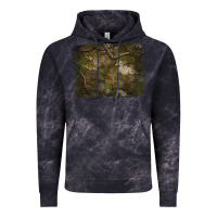Cloud Black green hunter camouflage pattern brushstroke Vintage Hoodie - Jasminsmagicworld