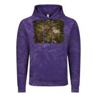 Cloud Purple green hunter camouflage pattern brushstroke Vintage Hoodie - Jasminsmagicworld