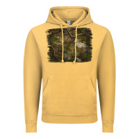 Vintage Mustard green hunter camouflage pattern brushstroke Vintage Hoodie - Jasminsmagicworld