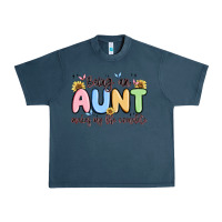 Midnight Navy being an aunt makes my life complete Urban Heavy Tee - MaliasSmallBusiness