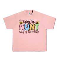 Salmon being an aunt makes my life complete Urban Heavy Tee - MaliasSmallBusiness