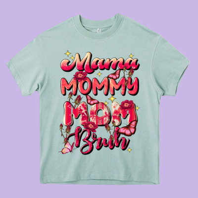 Mom Bruh Heavy Core Tee Designed By Jahusdesignshop
