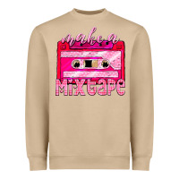 Mushroom make a mixtape cassette Heavyweight Sweatshirt - NancyCooperArtShop