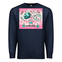 Navy #vettechlife Premium Sweatshirt - TumblerDesignByShophia
