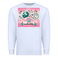 White #vettechlife Premium Sweatshirt - TumblerDesignByShophia