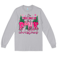 Moon Dust i'm dreaming of a pink christmas flamingo Long Sleeve Tee - MaliasSmallBusiness