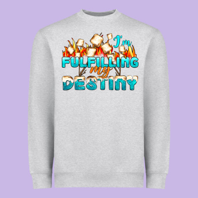 Camp Im Fulfilling My Destiny Heavyweight Sweatshirt Designed By Nancycooperartshop