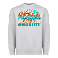 Heather Grey camp im fulfilling my destiny Heavyweight Sweatshirt - NancyCooperArtShop