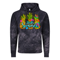 Cloud Black hello summer pineapple Vintage Hoodie - Jasminsmagicworld