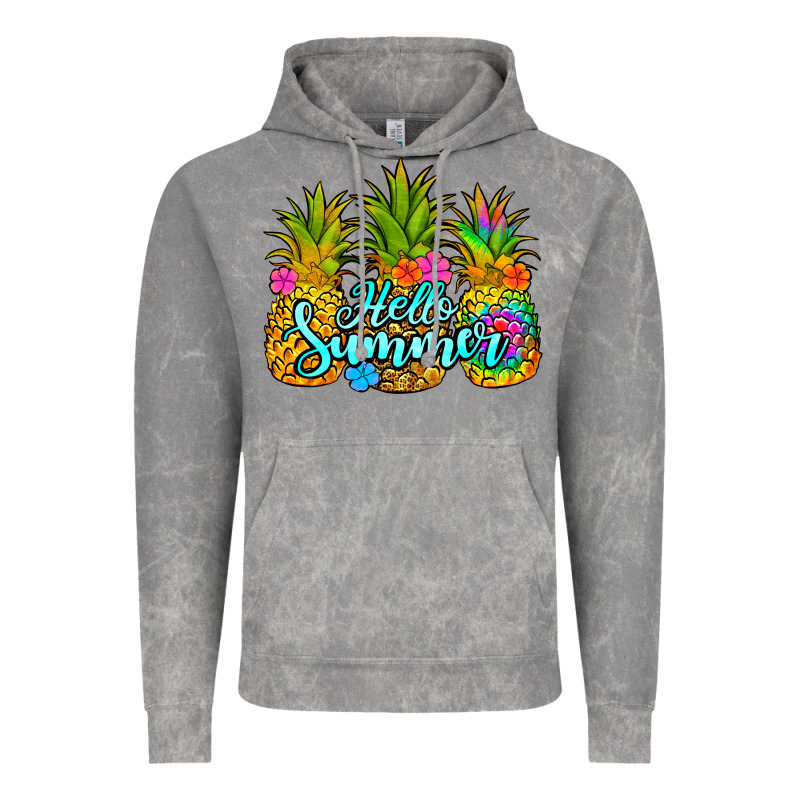 Hello Summer Pineapple Vintage Hoodie by Jasminsmagicworld | Teevron