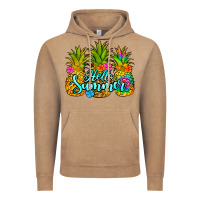 Vintage Coffee hello summer pineapple Vintage Hoodie - Jasminsmagicworld