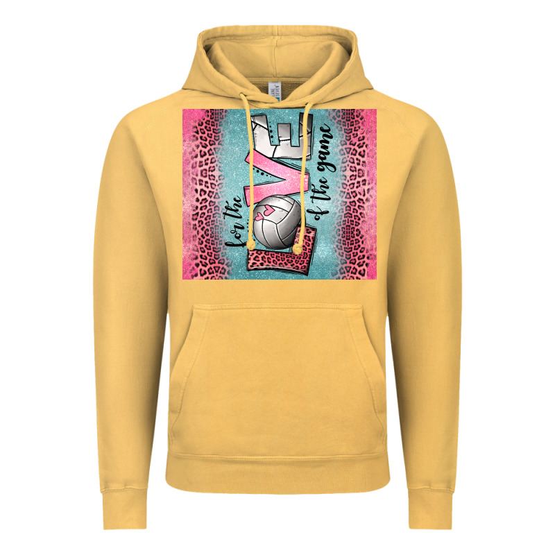 For The Love Of The Game Volleyball Vintage Hoodie by Jasminsmagicworld | Teevron