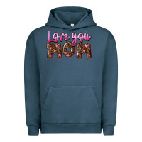 Pigment Midnight Navy love you mom Urban Hoodie - FaDigitalArtStudio