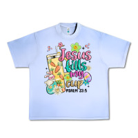 Grape Ice easter jesus fills my cup Urban Heavy Tee - MaliasSmallBusiness