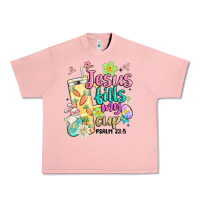 Salmon easter jesus fills my cup Urban Heavy Tee - MaliasSmallBusiness