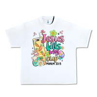 White easter jesus fills my cup Urban Heavy Tee - MaliasSmallBusiness
