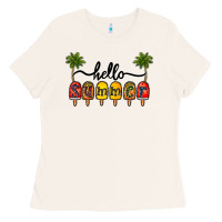 Bone 1hello summer Ladies Tee - CowhideDigitalArt