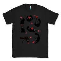 Black valentine cat Classic Tee - MaliasSmallBusiness