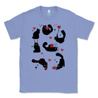 Colony Blue valentine cat Classic Tee - MaliasSmallBusiness