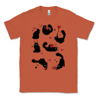 Copper valentine cat Classic Tee - MaliasSmallBusiness