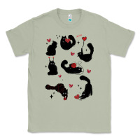 Matcha valentine cat Classic Tee - MaliasSmallBusiness