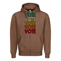 Chestnut VOTE Zipper Hoodie - Bettercallsaul