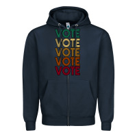Navy VOTE Zipper Hoodie - Bettercallsaul