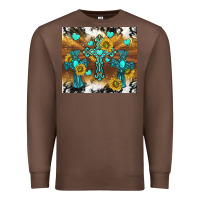 Chestnut western crosses and sunflowers Premium Sweatshirt - TumblerDesignByShophia