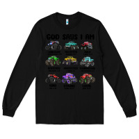 Black god says i am Long Sleeve Tee - MaliasSmallBusiness