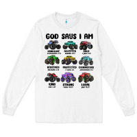 White god says i am Long Sleeve Tee - MaliasSmallBusiness